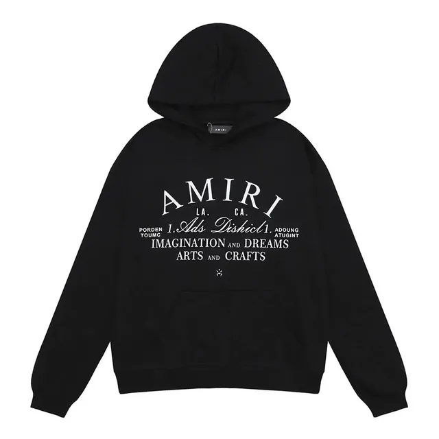Amiri Hoodie Imagination and Dreams Print