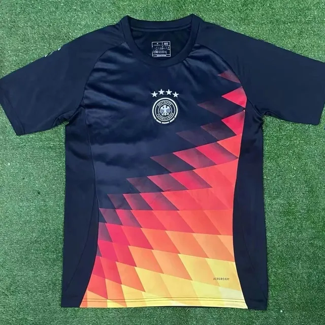 Adidas × Germany National Team Germany Training Jersey Gradient Diamond Pattern