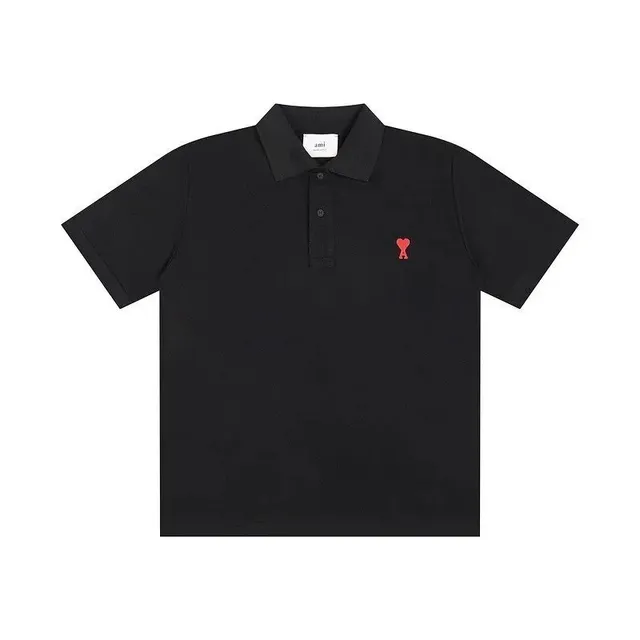 AMI Paris Polo Shirt Heart Logo