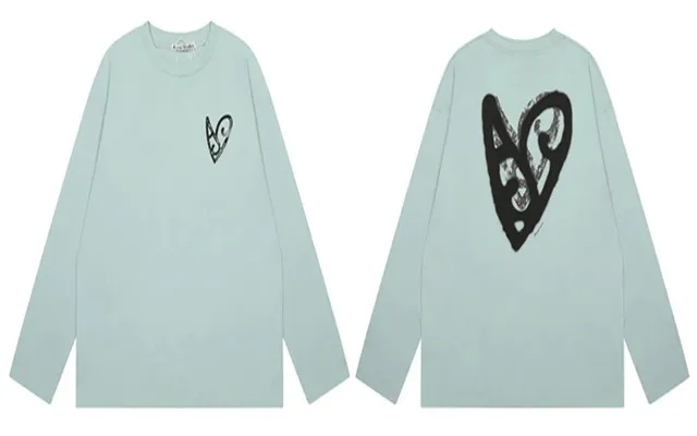 Comme des Garçons Long-Sleeve Tee Heart Print