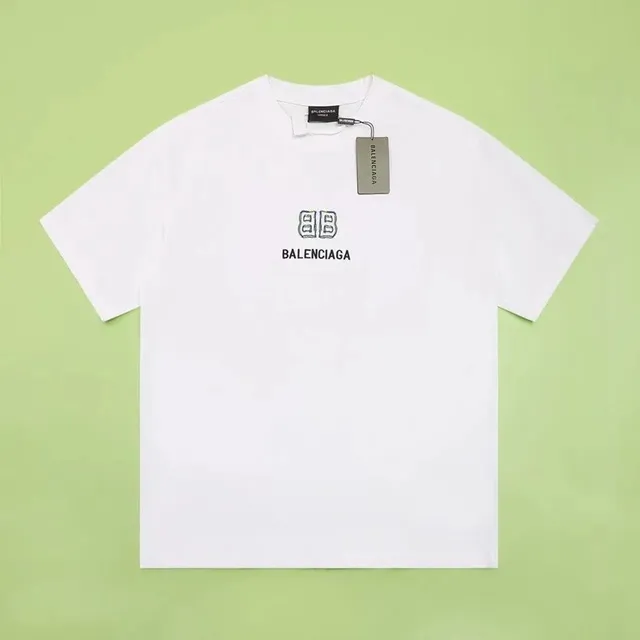 Balenciaga Logo T-Shirt BB Print