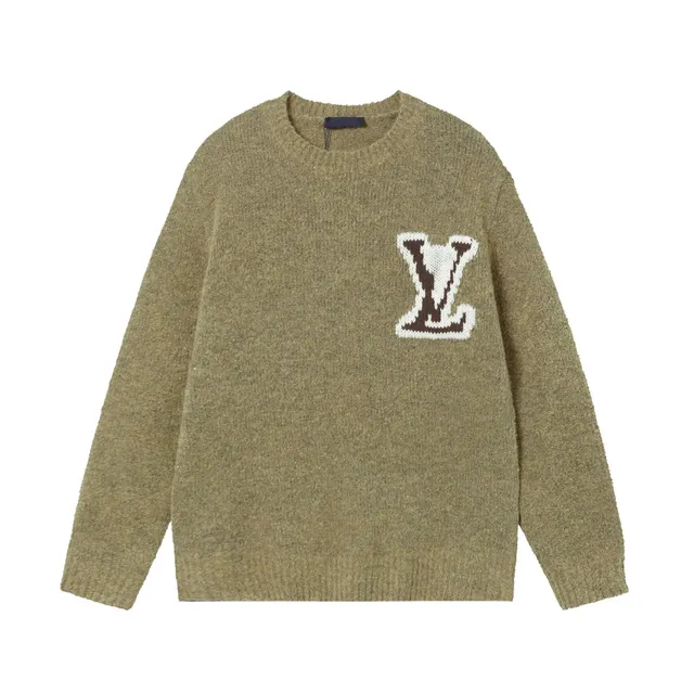 Louis Vuitton Knit Sweater LV Monogram Intarsia