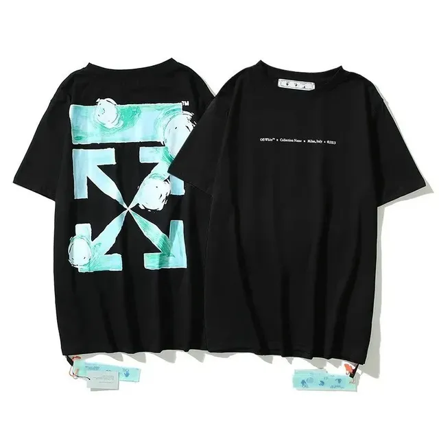 Off-White Arrow Graphic Tee Painted Arrows