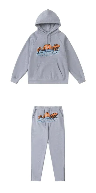 Hoodie and Joggers Set Tiger Graphic