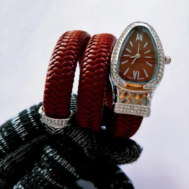 Bulgari Serpenti Snake-Head Wrap Watch