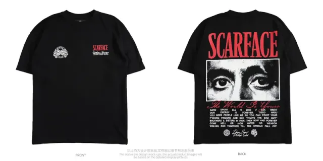 Graphic T-Shirt Scarface Movie Print