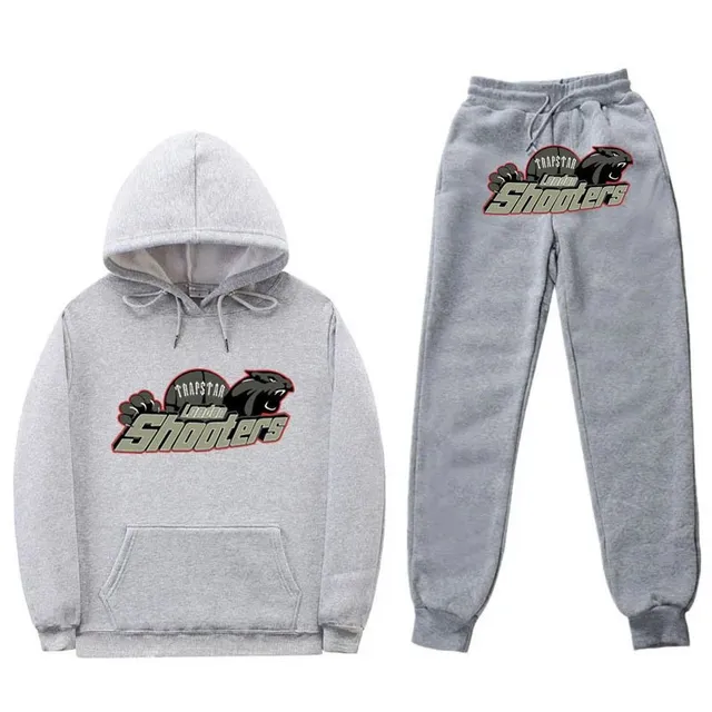 Corteiz Hoodie and Joggers Set London Shooters Logo