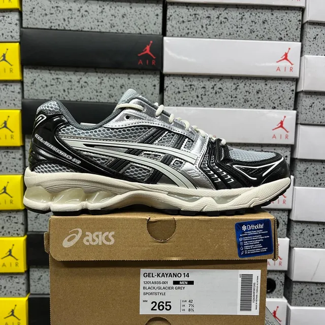 Asics GEL-KAYANO 14 Black/Glacier Grey