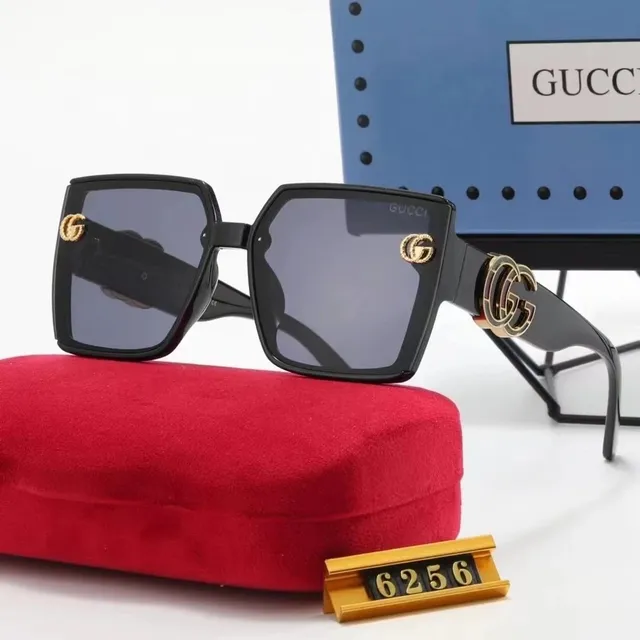 Gucci Square Sunglasses GG Logo Detail