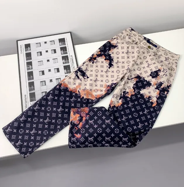 Louis Vuitton Monogram Jeans Tie-Dye Print
