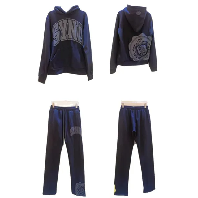 Corteiz Hoodie and Joggers Set SYNDICATE Logo