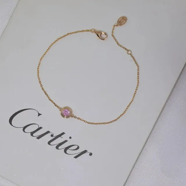 Cartier Juste un Clou Bracelet Small Model with Pink Sapphire