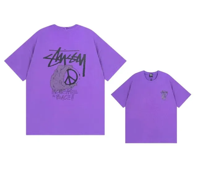 Stüssy T-Shirt Peace Sign Graphic