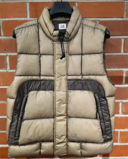 C.P. Company Goggle Vest Two-Tone Quilted