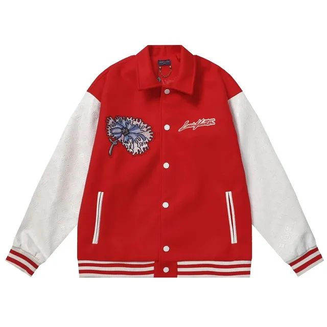 Louis Vuitton Varsity Jacket Floral Embroidery