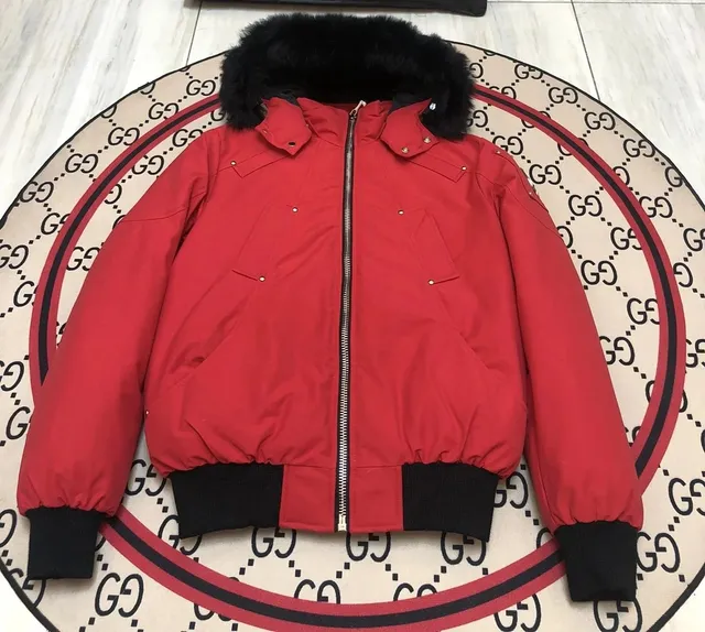 Moose Knuckles Puffer Jacket Fur-Trimmed Hood