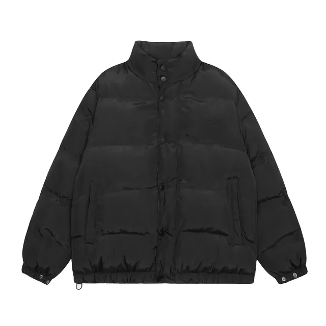 Corteiz Puffer Jacket Solid Black