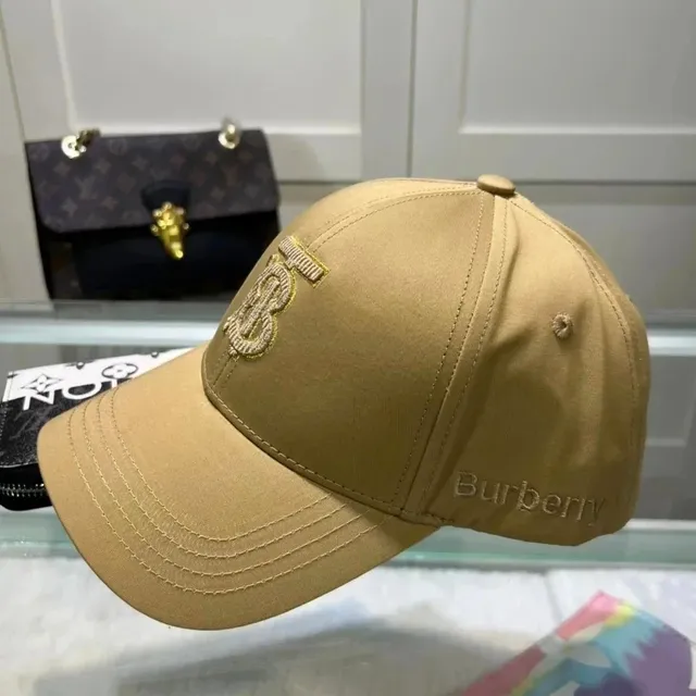 Burberry Baseball Cap Monogram Embroidery