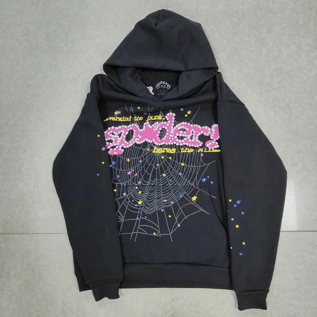 Sp5der Hoodie Spider Web Graphic