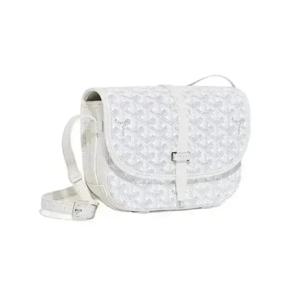 Goyard Saint Louis White Coated Canvas