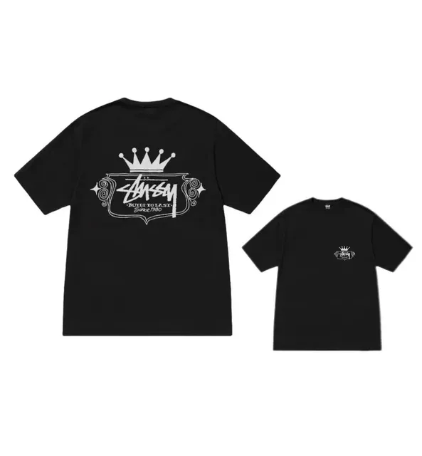 Stüssy Graphic T-Shirt Crown Logo