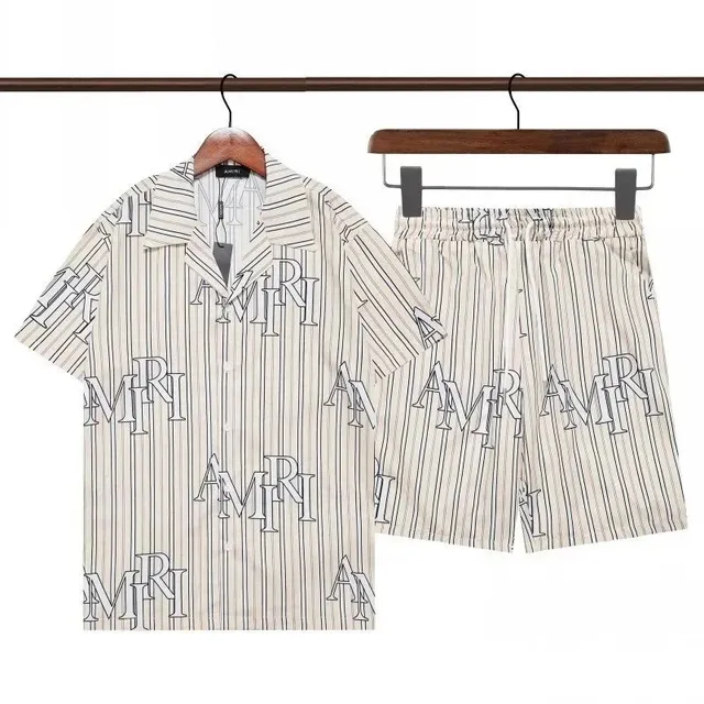 Striped Logo Set AMIRI Monogram Print
