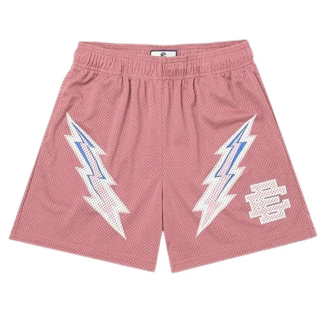 Eric Emanuel Mesh Shorts Lightning Bolt