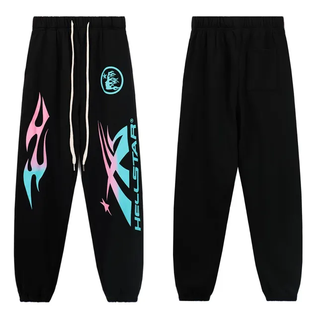 Hellstar Jogger Pants Flame Graphic