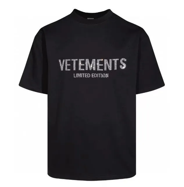 Vetements T-Shirt Limited Edition Crystal Logo