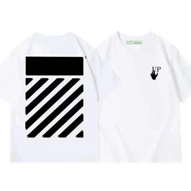 Off-White Diagonal Stripe T-Shirt Industrial Diagonal