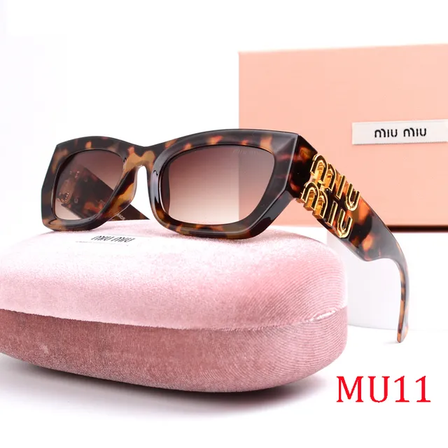 Miu Miu Sunglasses Tortoiseshell with Gold Logo Temples