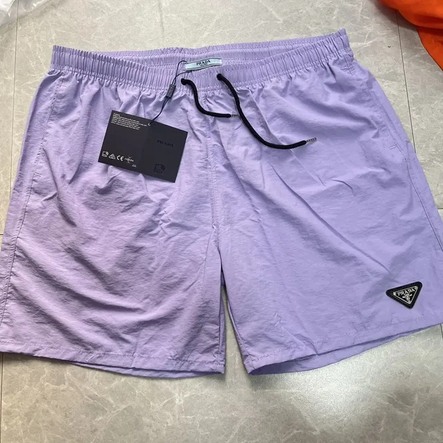 Prada Logo-Embroidered Shorts