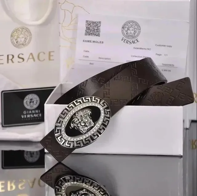 Versace Medusa Belt Crystal-Embellished