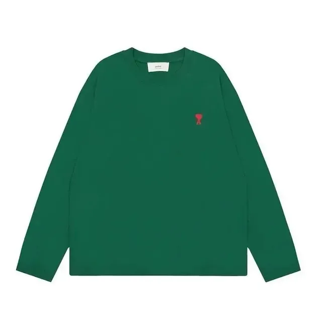 AMI Paris Long Sleeve Tee Heart Logo