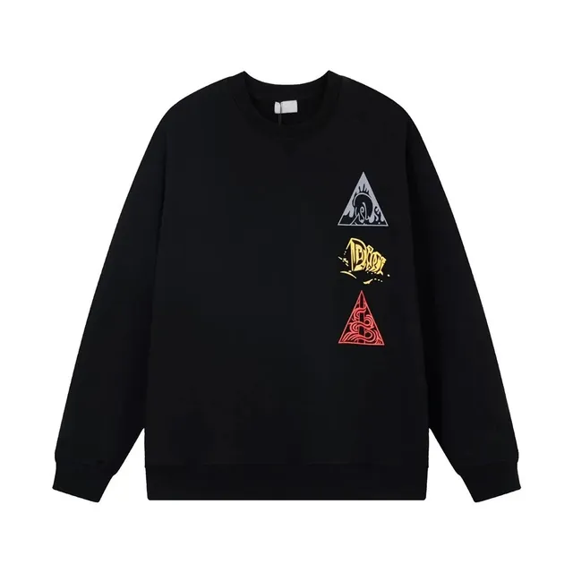 Dior Crewneck Sweatshirt Triangular Logo Print