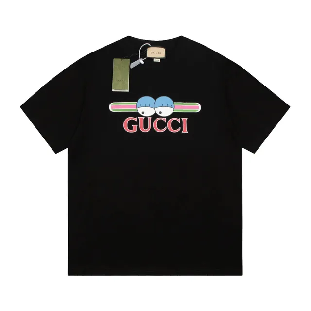 Gucci Graphic T-Shirt Eyes Logo