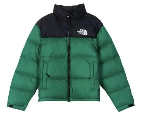 The North Face Nuptse Jacket Green/Black