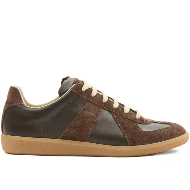 Maison Margiela Future Sneaker Brown Suede Leather