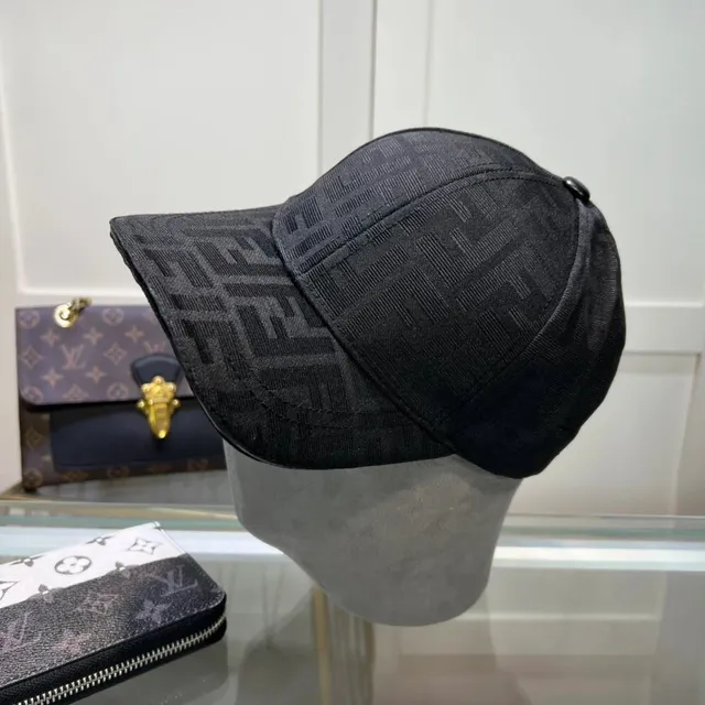 Fendi Baseball Cap FF Logo Jacquard
