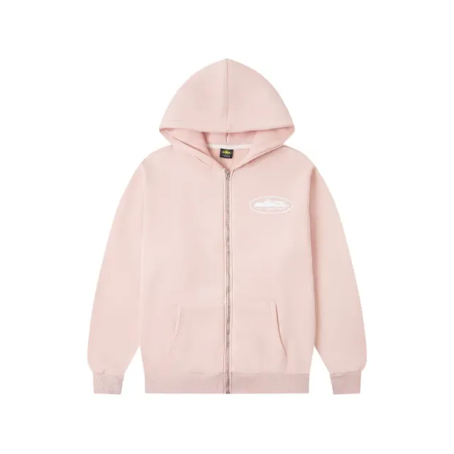 Corteiz Zip-Up Hoodie Oval Logo