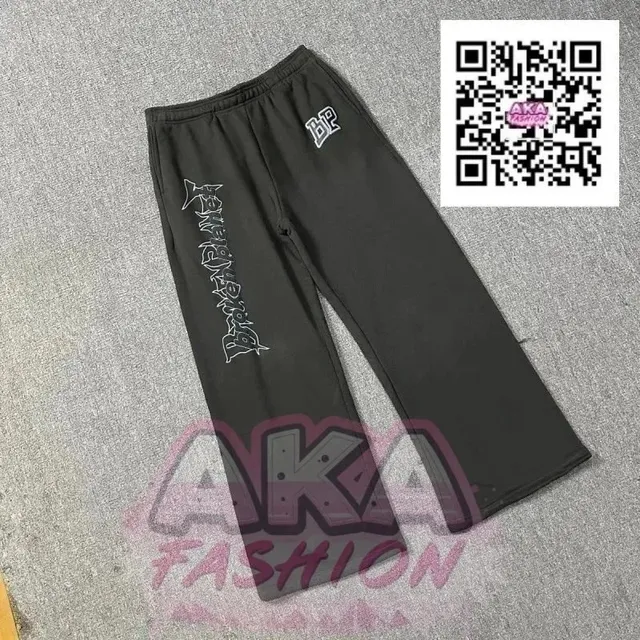 Broken Planet Track Pants BP Logo Print