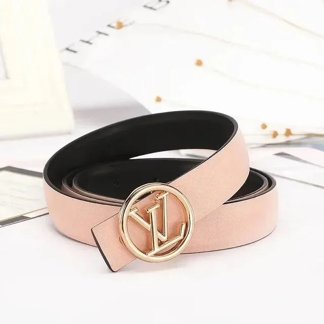 Louis Vuitton LV Logo Belt Two-Tone