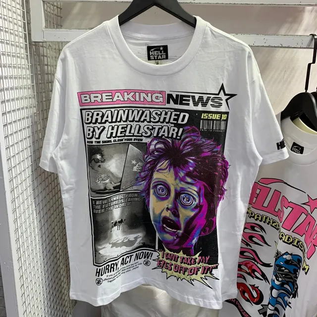 Hellstar Breaking News Tee Brainwashed Graphic
