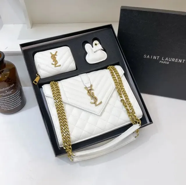 Saint Laurent Lou Lou Quilted Chain