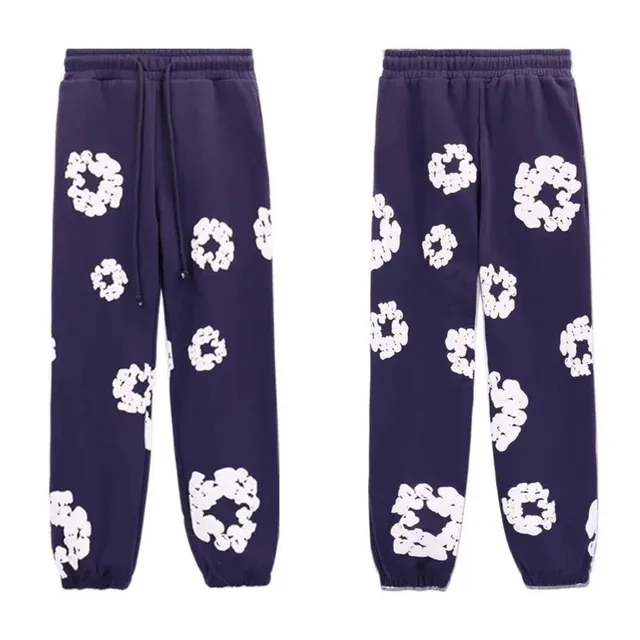 Printed Sweatpants Floral Print