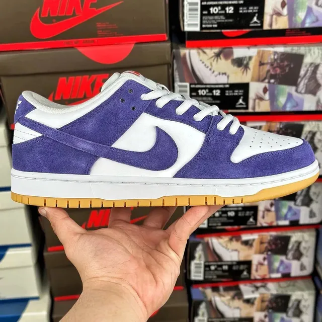 Nike Dunk Low Purple Suede