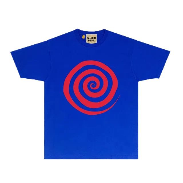 Gallery Dept. Spiral Graphic Tee Red Spiral Print