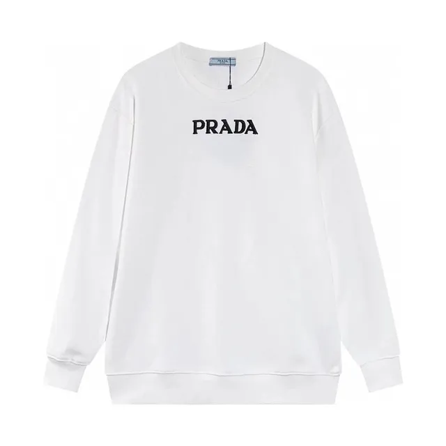 Prada Crewneck Sweatshirt Logo Print