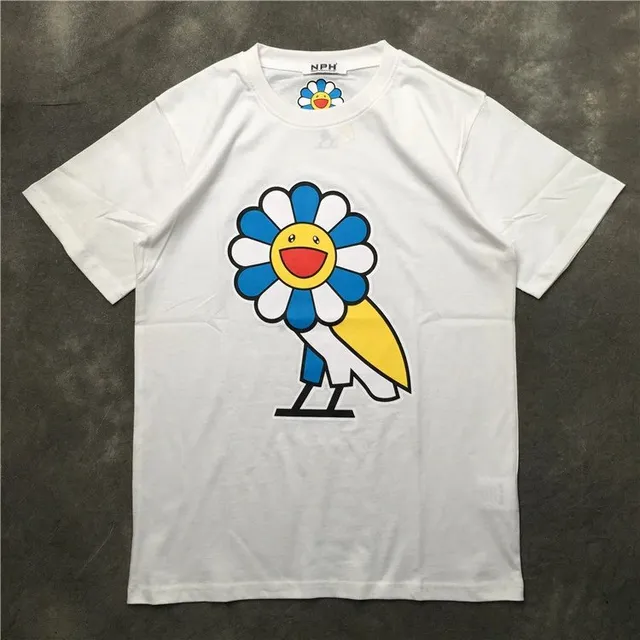KAWS × Takashi Murakami Flower Tee Smiling Flower Graphic