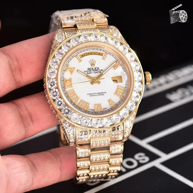 Rolex Day-Date Diamond Bezel and Bracelet